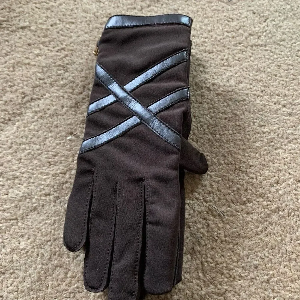 Vintage Montgomery Ward Ladies Brown Driving Gloves *New*